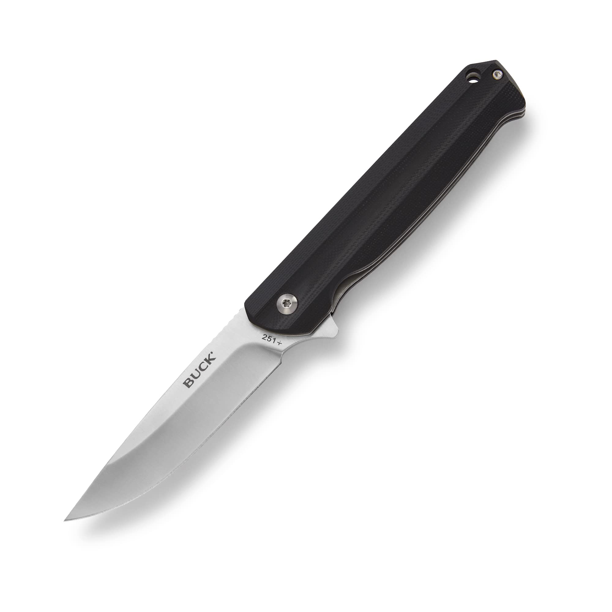 Buck Knives 251 Langford flipper action opens smoothly for quick one-handed use