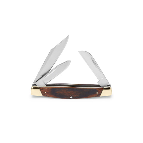 Buck Knives 371 Stockman spey blade ideal for skinning or sweeping cuts on tasks.