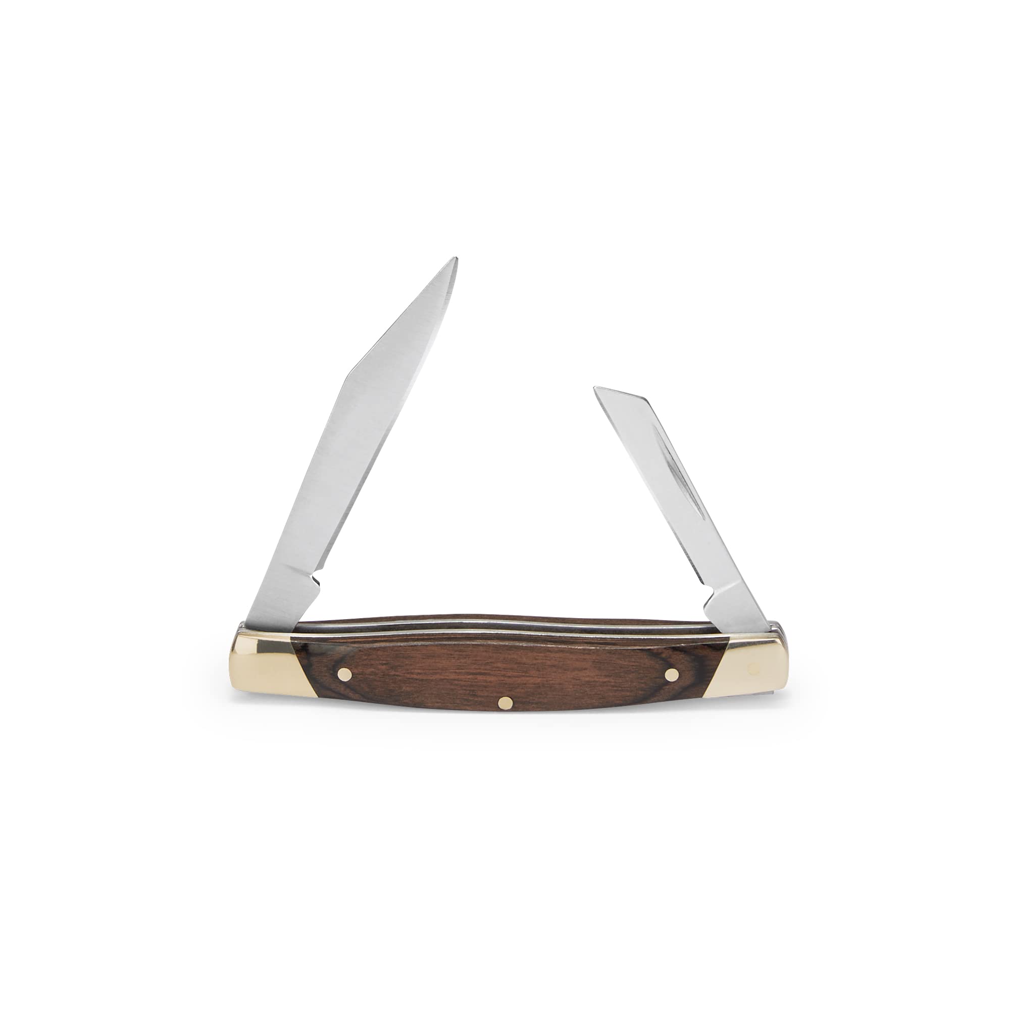 Buck Knives 375 Deuce clip point blade closed, ideal for everyday carry.