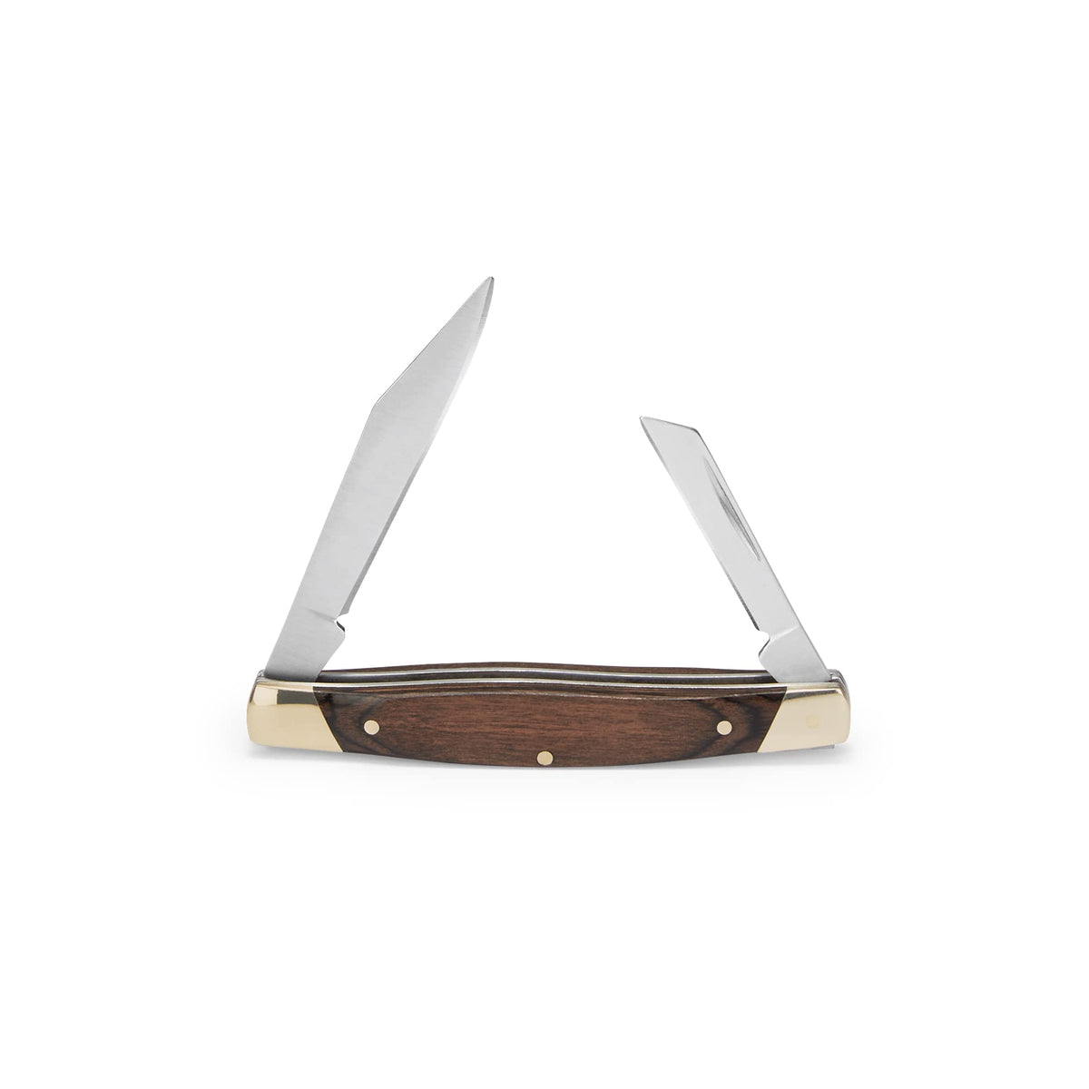 Buck Knives 375 Deuce clip point blade closed, ideal for everyday carry.