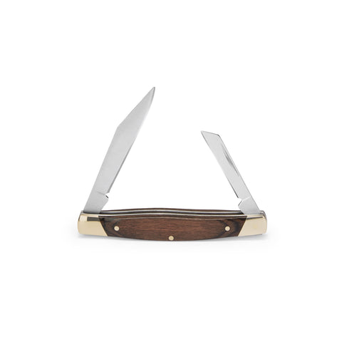 Buck Knives 375 Deuce clip point blade closed, ideal for everyday carry.