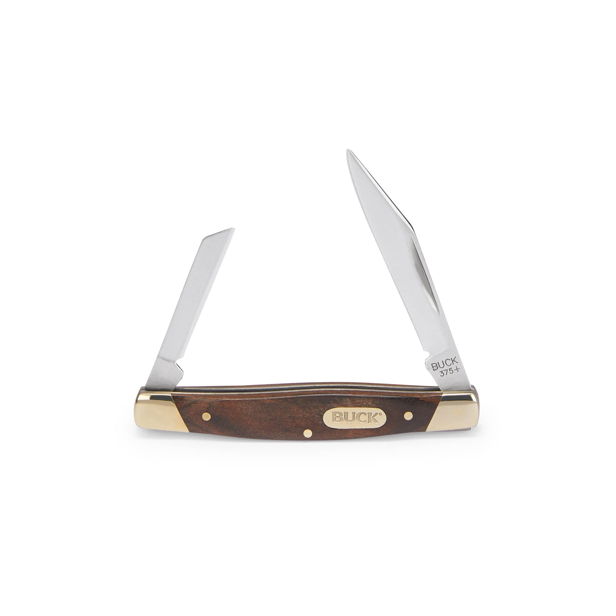 Buck Knives 375 Deuce coping blade open, perfect for tight spots.