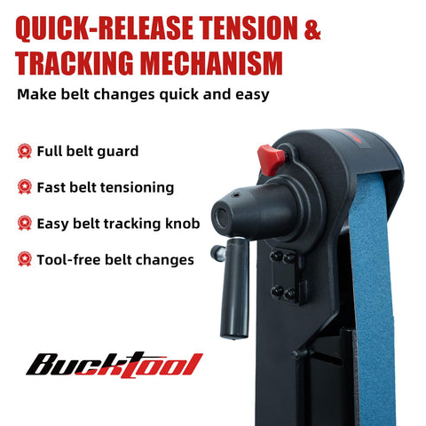 Bucktool horizontal installation option for versatile bench setup.