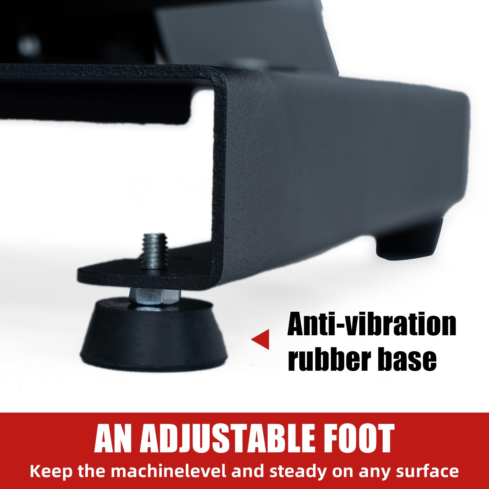 Bucktool vertical installation option saves bench space in compact workshops.