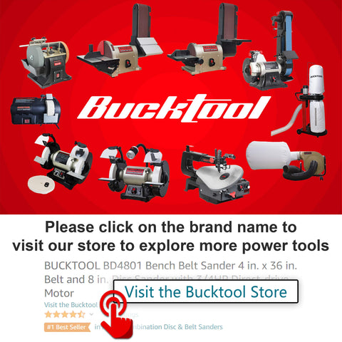 Bucktool Combo LED eye shield and quick-release tension for setup
