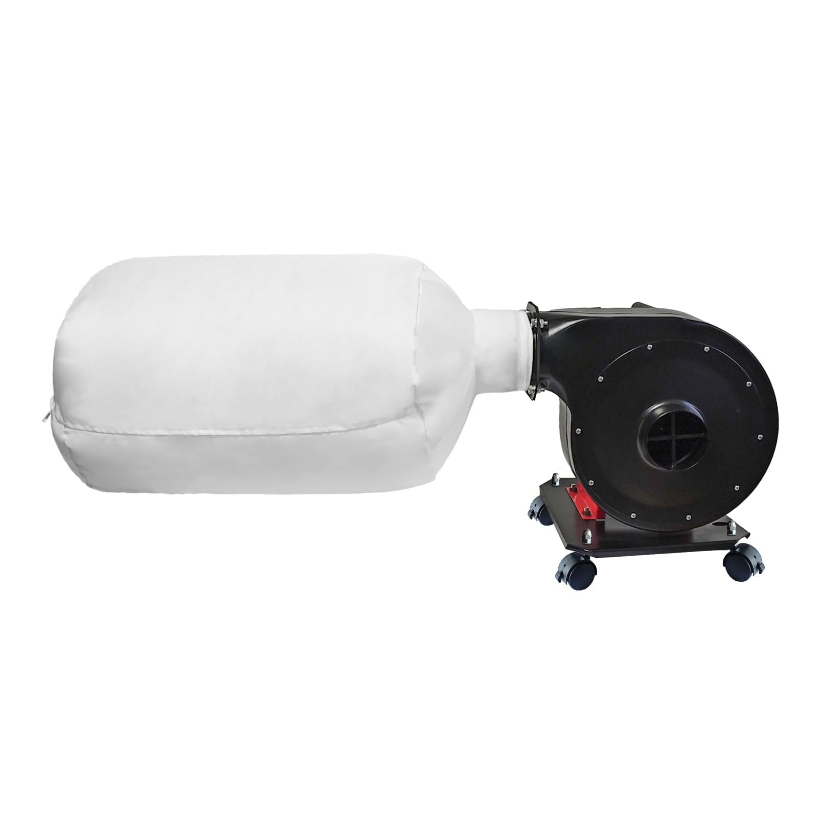 Bucktool DC30CW wall-mount dust-collector captures dust efficiently for a cleaner workshop.