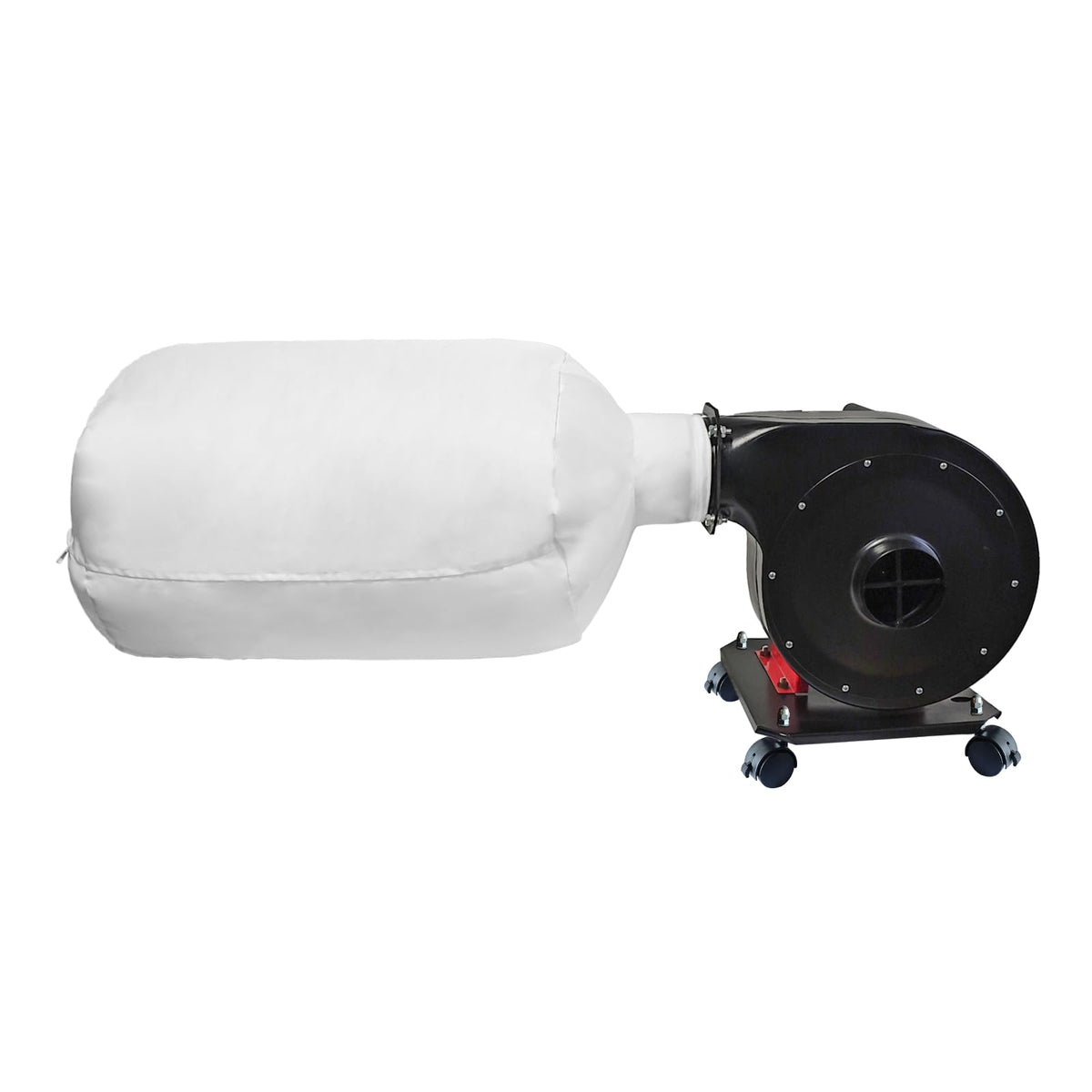 Bucktool DC30CW wall-mount dust-collector captures dust efficiently for a cleaner workshop.
