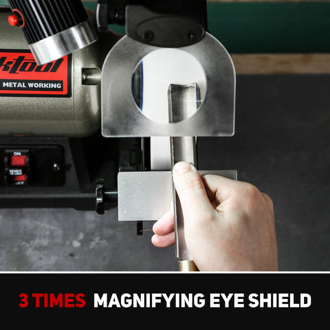 Bucktool safety switch with key enhances operator safety and control.