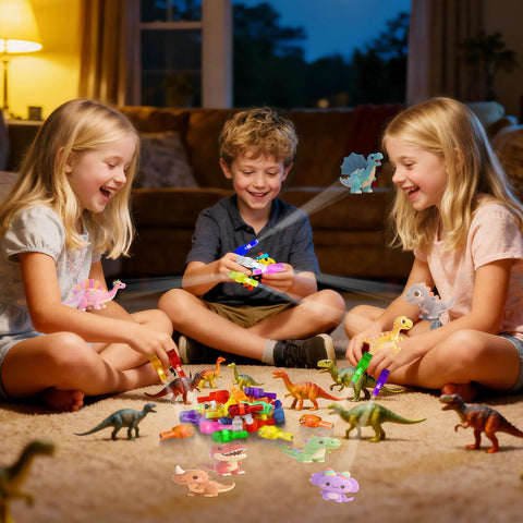 Budbof dinosaur LED finger light projector ideal for classroom prizes and gifts