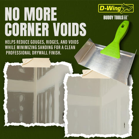 Buddy Tools D-Wing enables faster inside corners with less rework