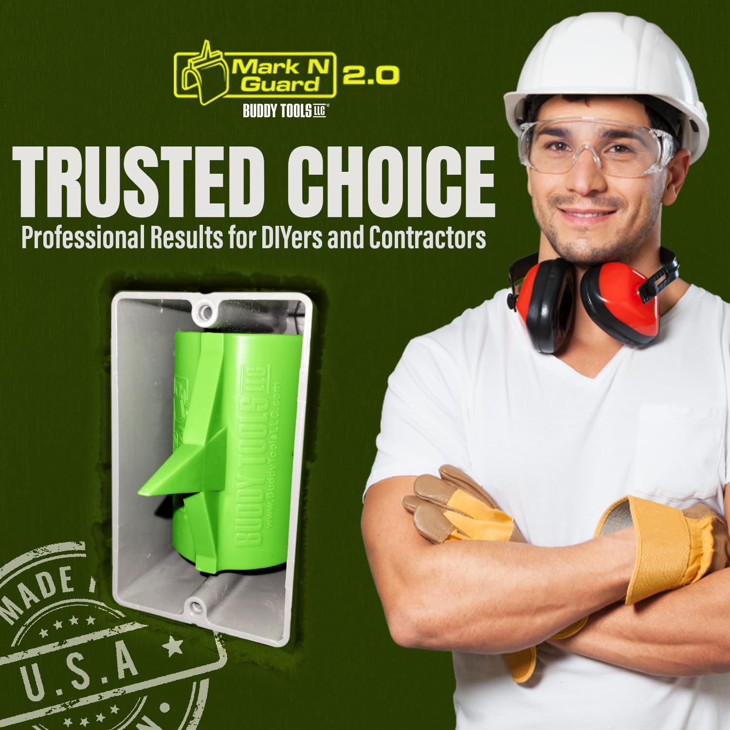 Buddy Tools Mark N Guard pack includes five markers for multi-location jobs.