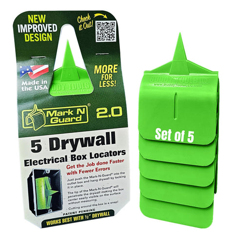 Buddy Tools Mark N Guard precision-tip outlet marker guides accurate placement.