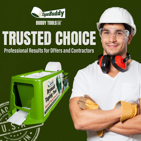TapeBuddy setup on site reduces mess and waste during taping