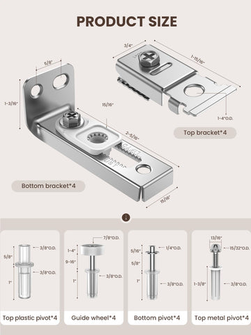 BUDONI top pivot plastic for quiet, reliable door restoration.