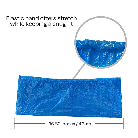 Elastic-band Buena Goods booties with easy-on design.