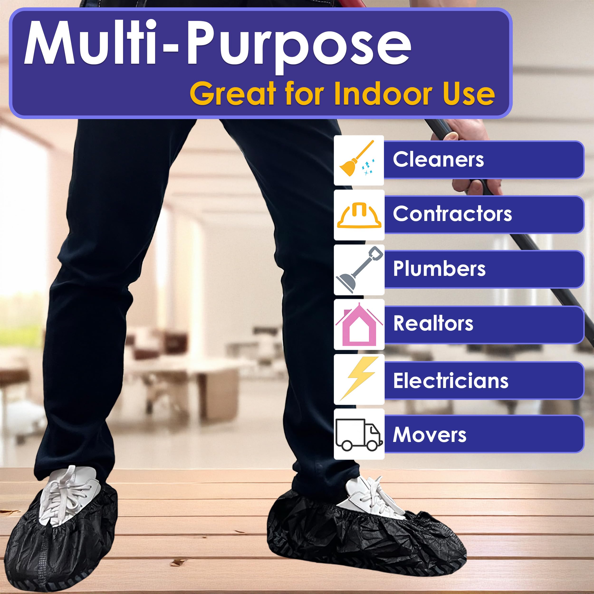 Buena Goods elastic opening shoe covers for easy on off access