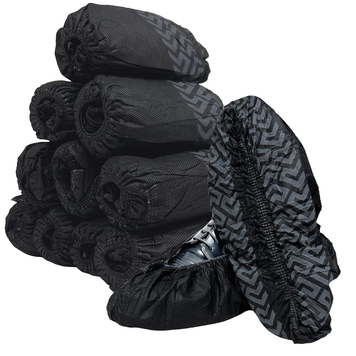 Buena Goods extra-large disposable shoe covers pack of 100 protecting indoors
