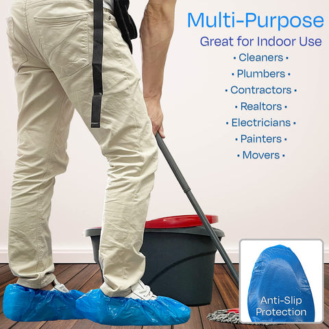 Extra-large Buena Goods shoe covers fitting up to size 14-16.