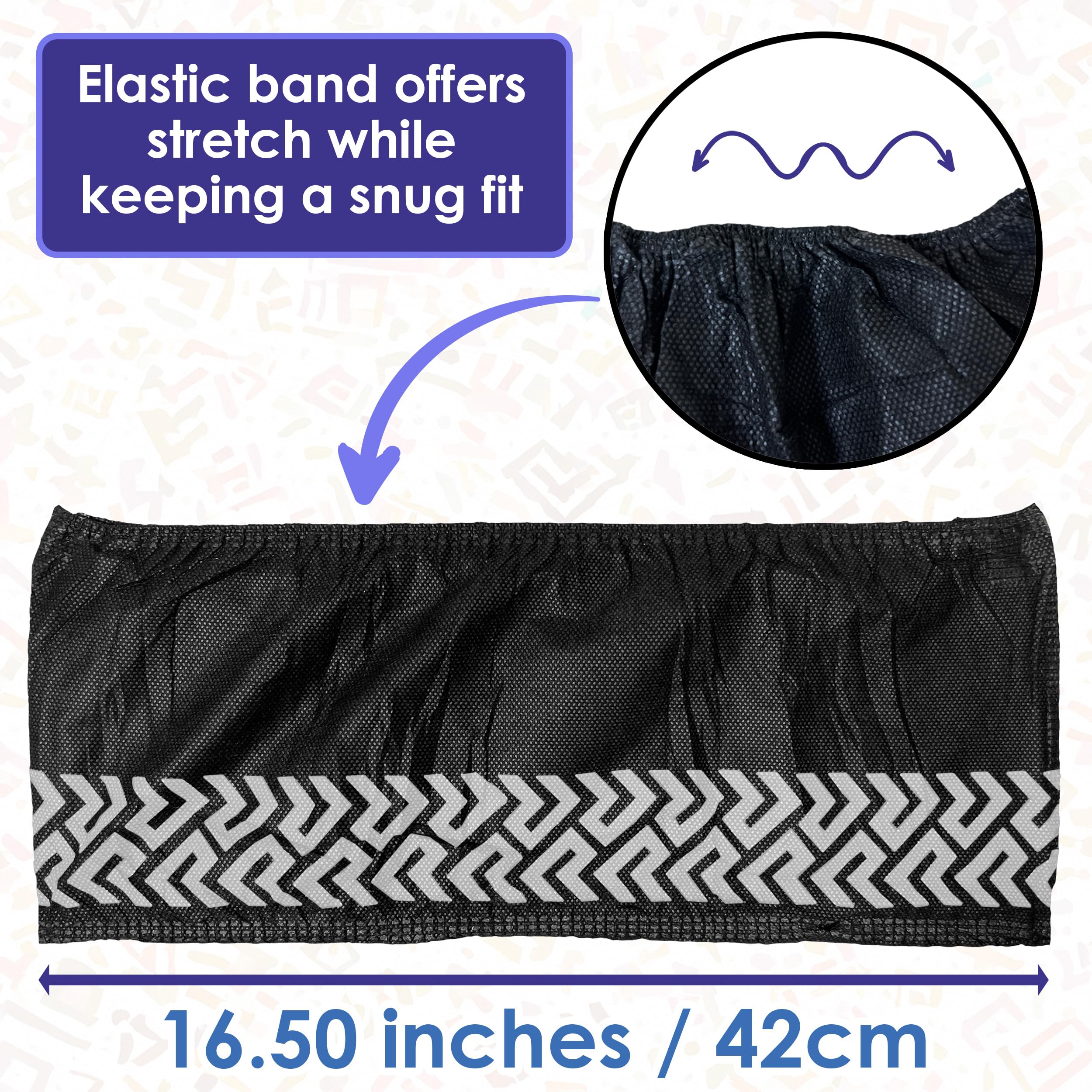 Buena Goods indoor floor protection with disposable boot covers