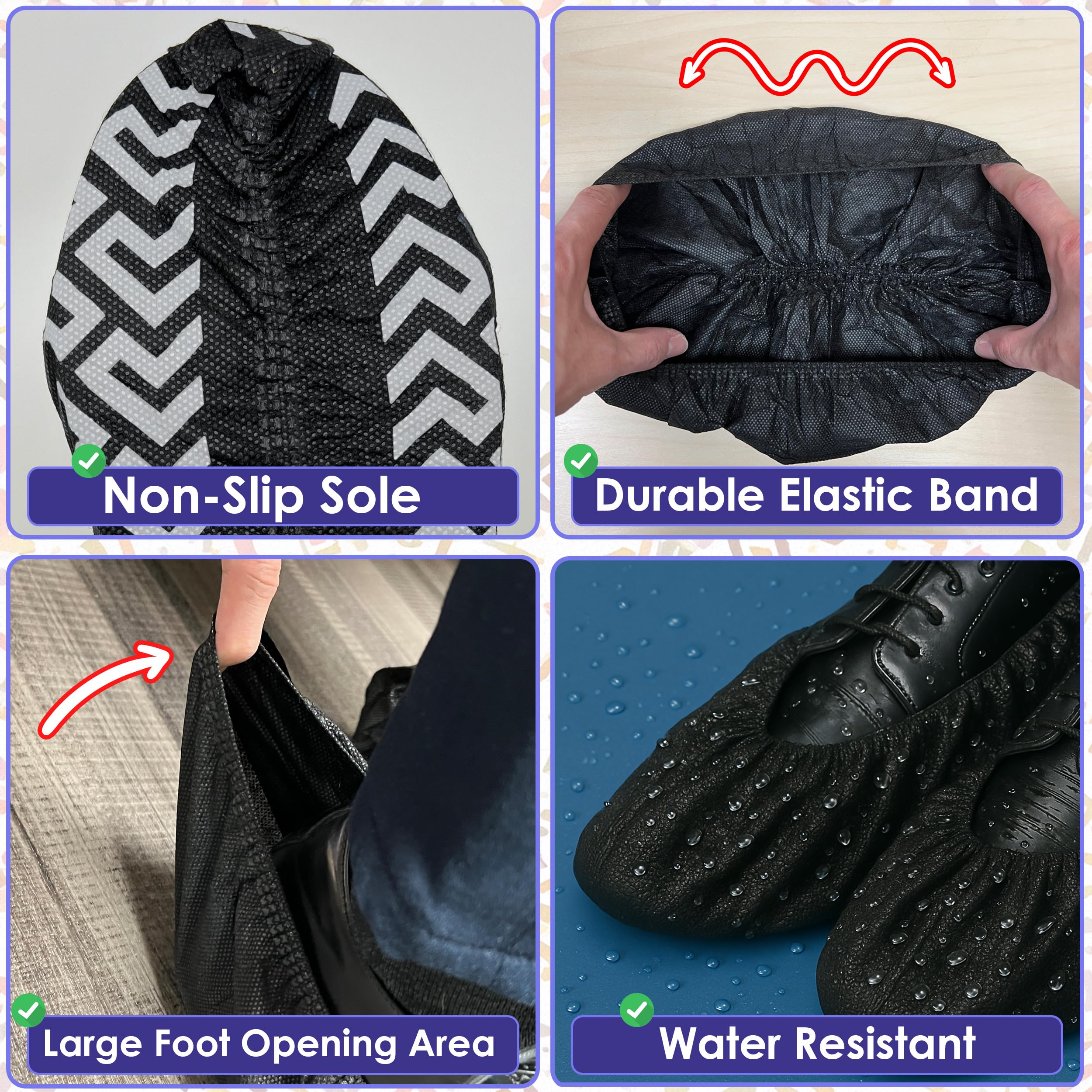 Buena Goods non-slip tread booties for safer indoor movement
