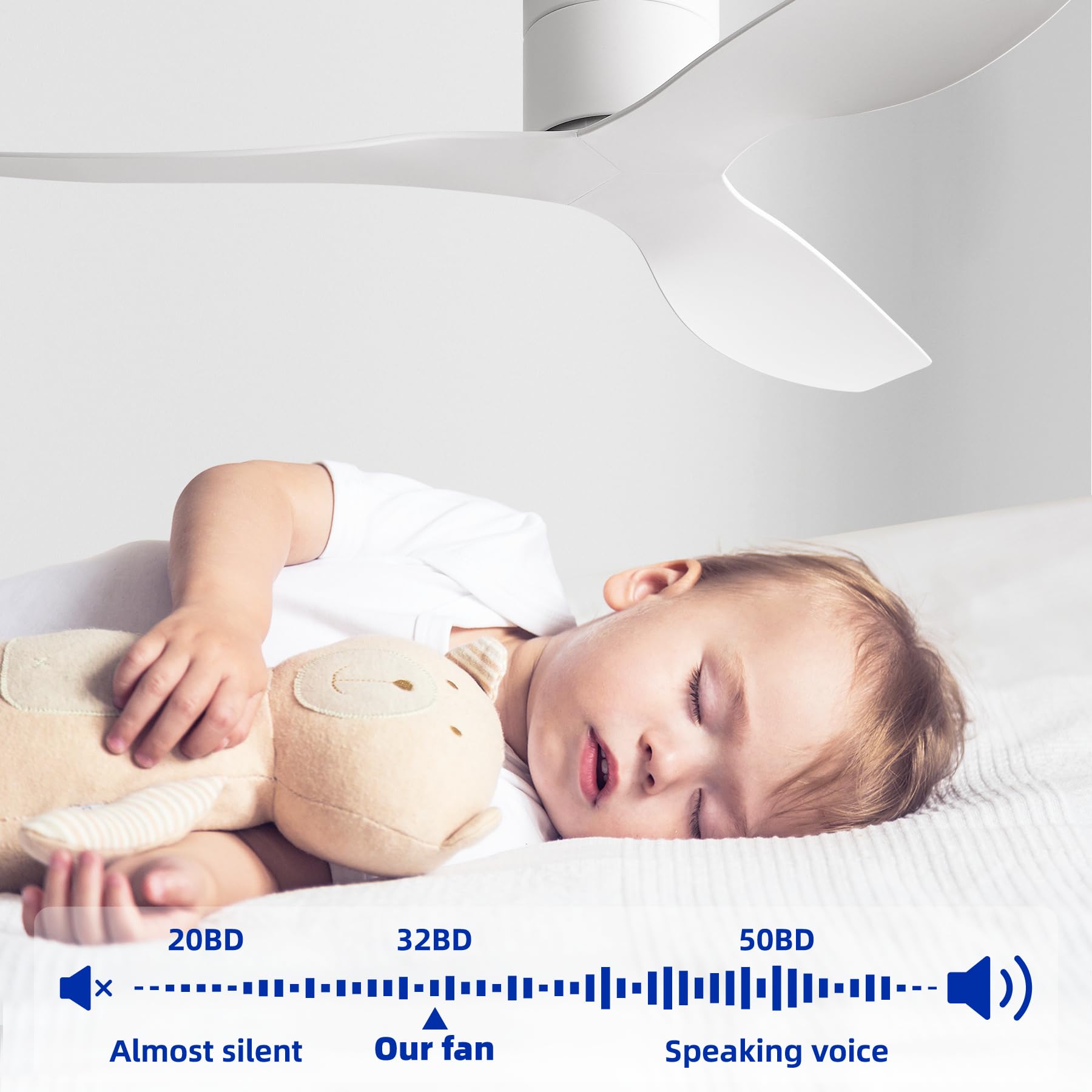 BUENION reversible airflow for summer and winter use