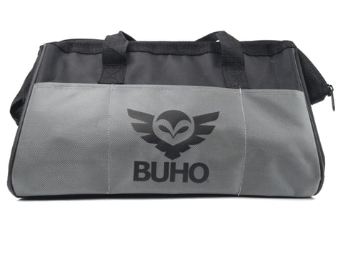 Buho 16-inch tool bag ready to carry bits and tools