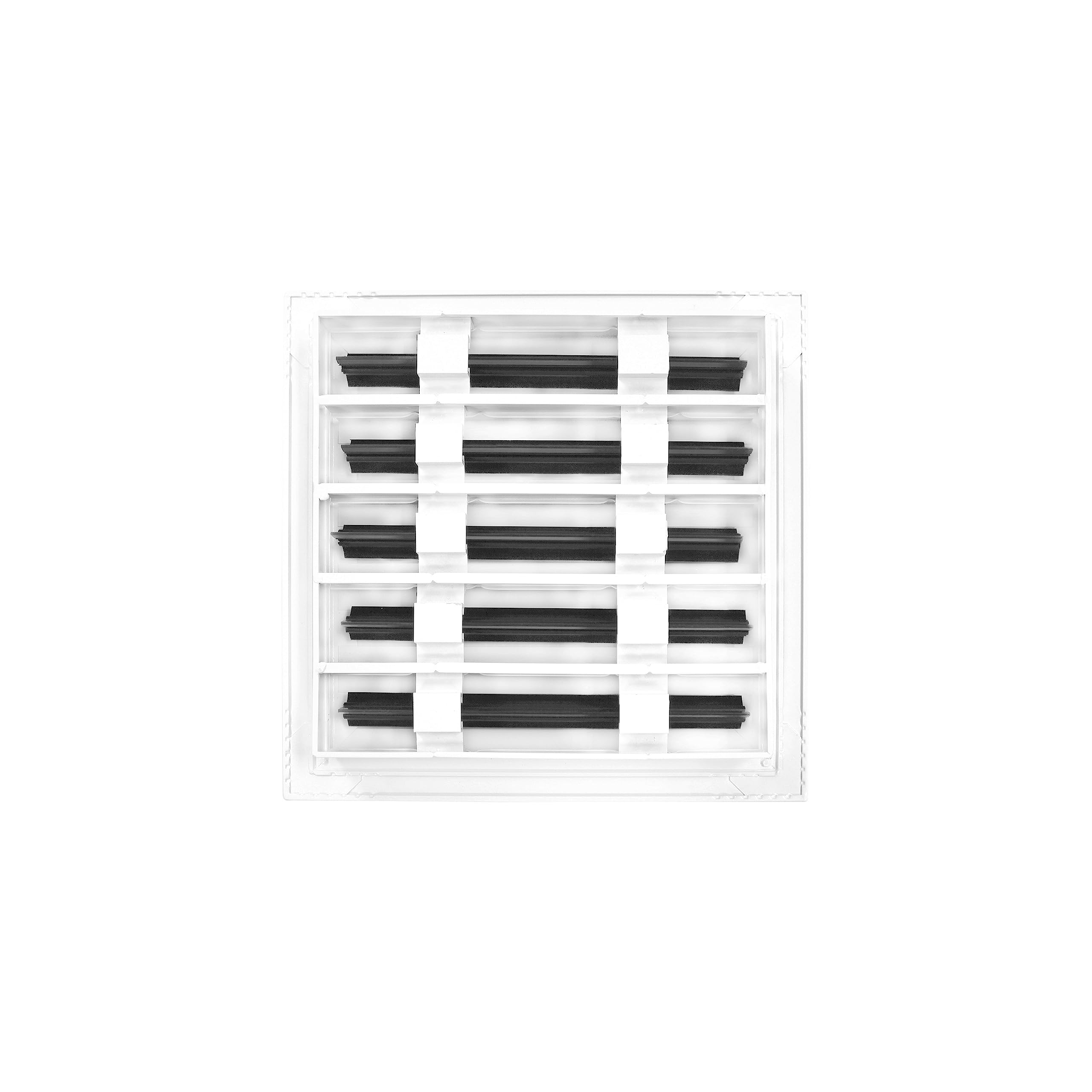BUILDMART 10x10 vent cover side view, lightweight aluminum for easy retrofits