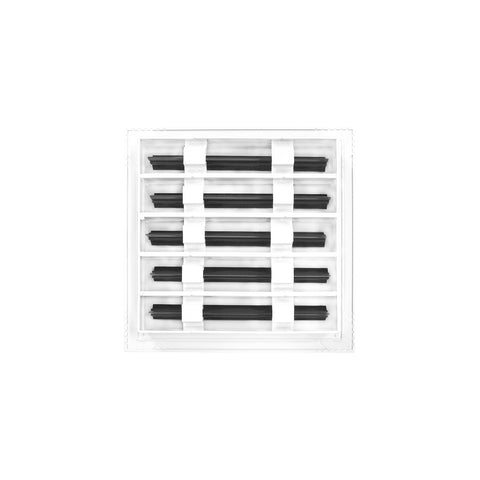 BUILDMART 10x10 vent cover side view, lightweight aluminum for easy retrofits