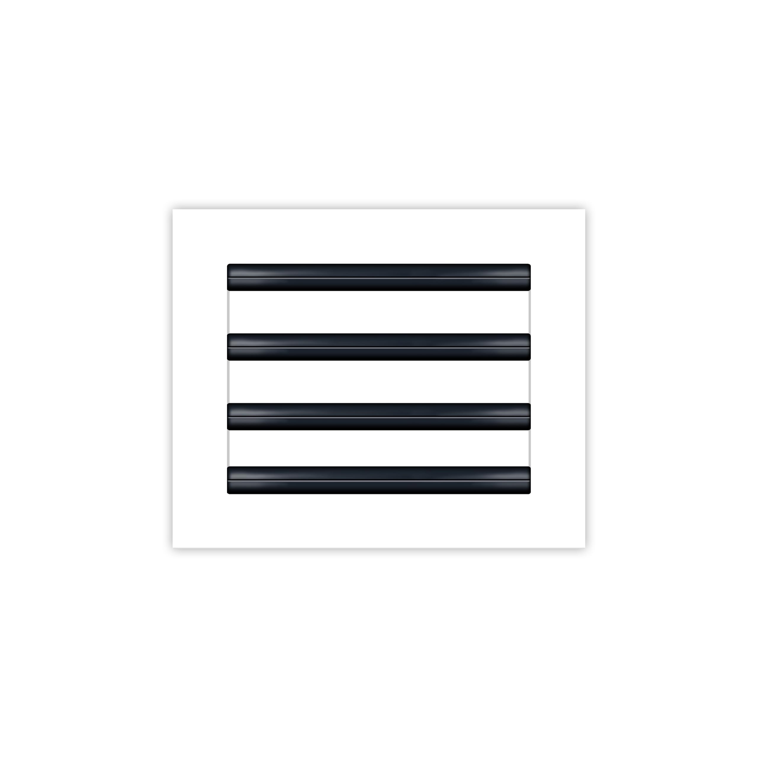 BUILDMART 10x8 white modern AC vent cover for a clean ceiling look
