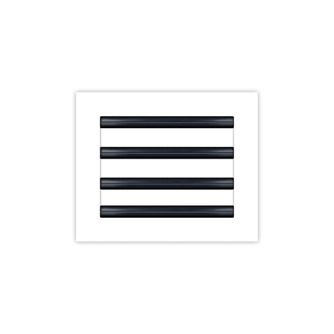 BUILDMART 10x8 white modern AC vent cover for a clean ceiling look