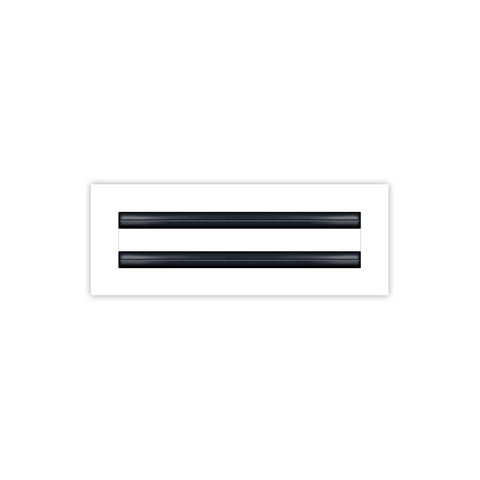 Buildmart 12x4 white vent cover decorative for ceilings and walls, enhancing interior style.