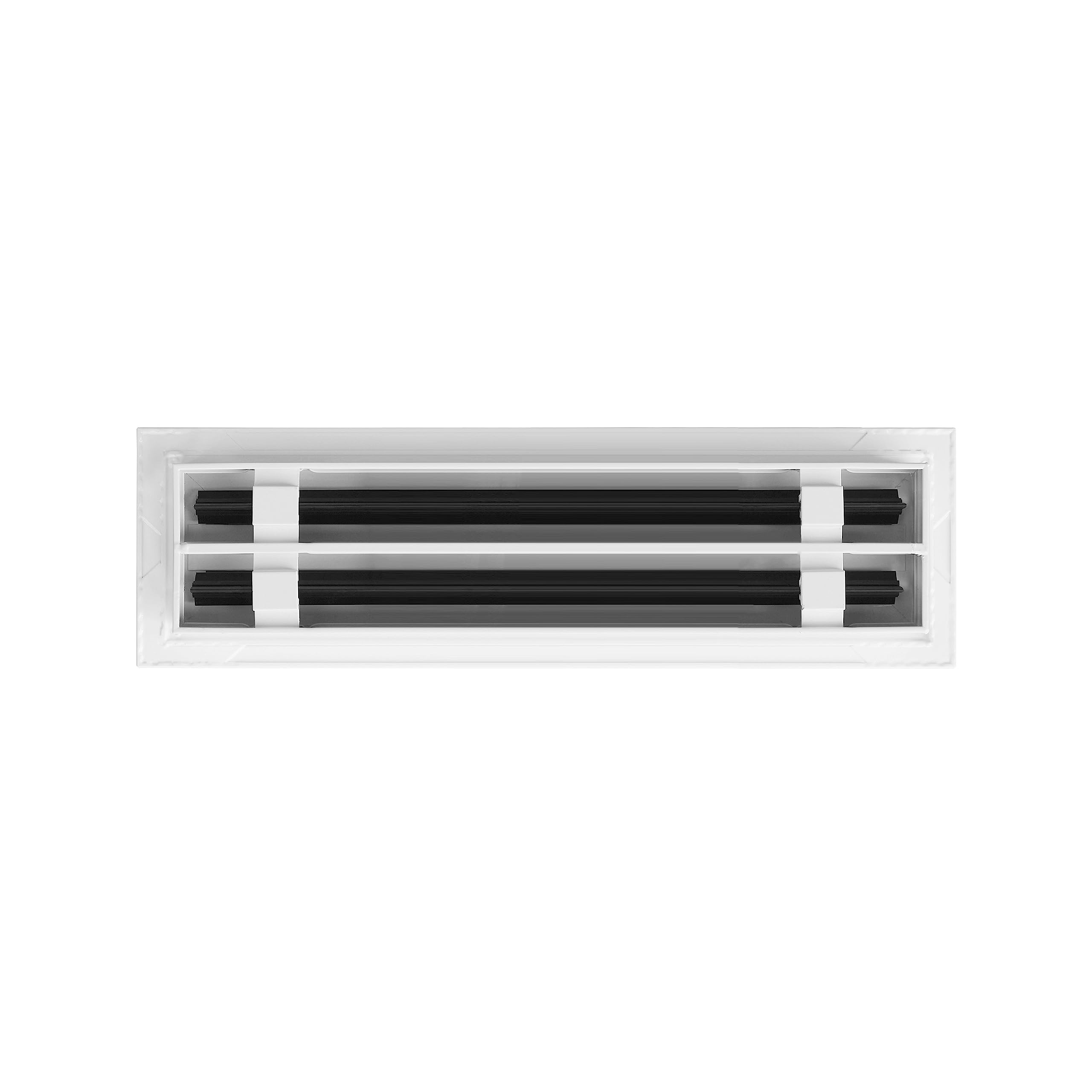 BUILDMART vent cover side profile, slim aluminum frame for modern interiors.