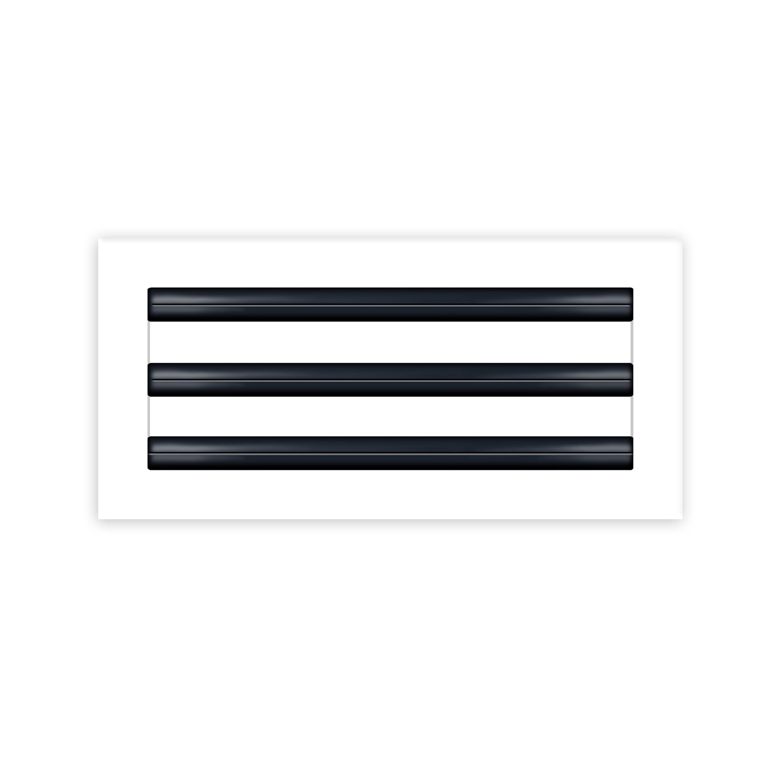 BUILDMART 14x6 white vent cover mounted on ceiling, decorative and durable