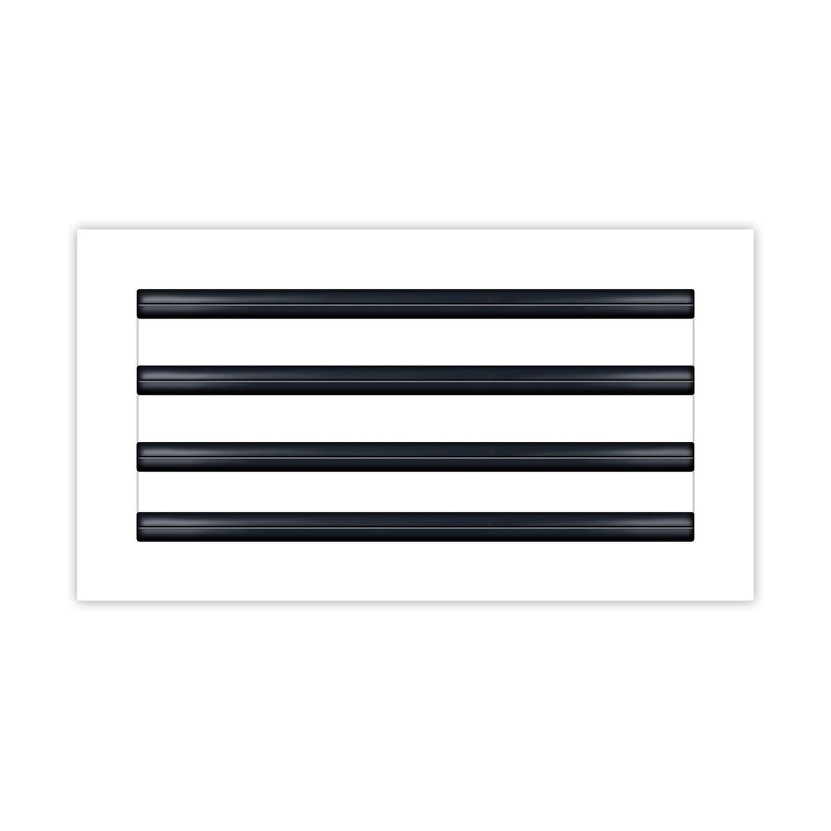BUILDMART 14x8 white modern AC vent cover adds sleek ceiling decor.