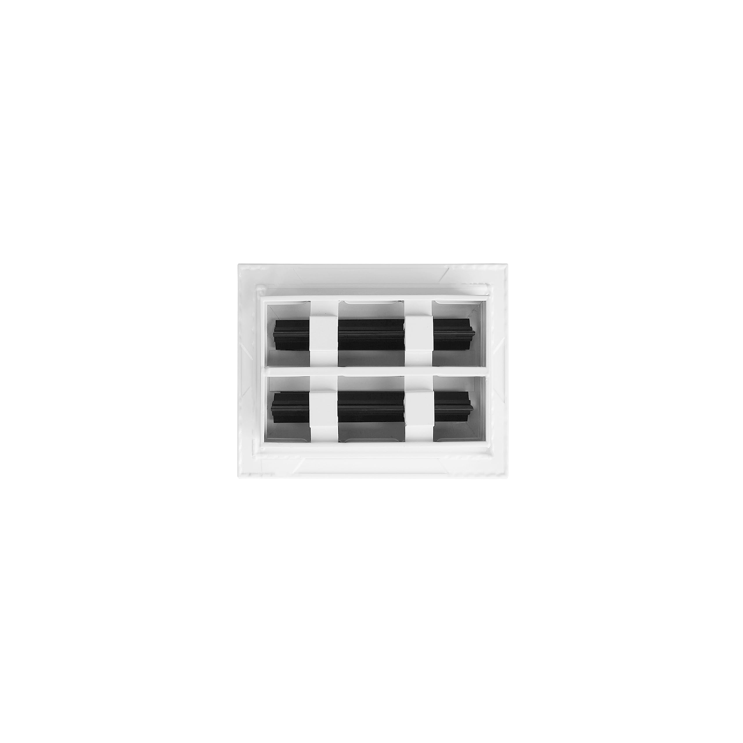 BUILDMART 6x4 vent cover side view shows slim profile for unobtrusive installation in interiors