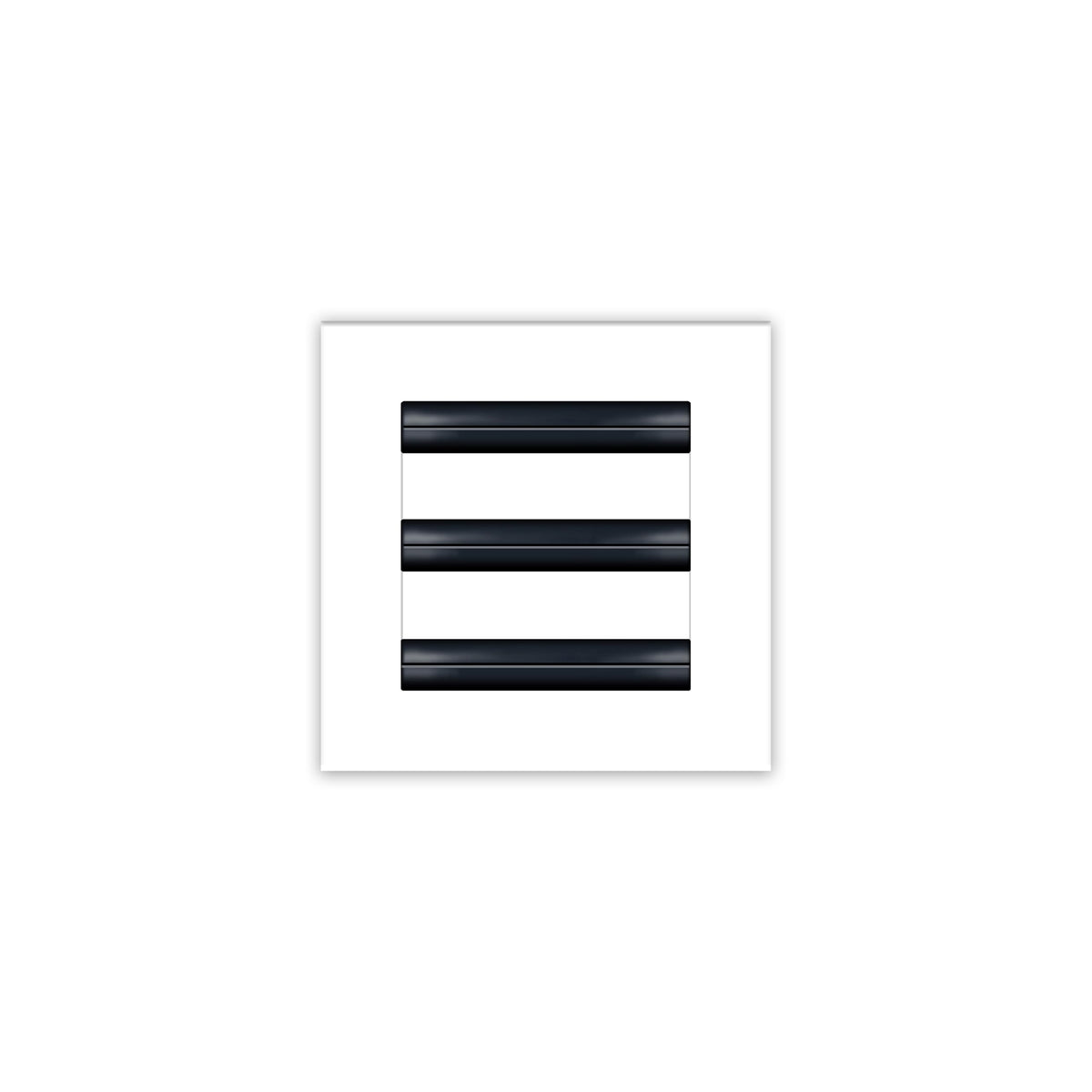 BUILDMART 6x6 White Modern AC Vent Cover for ceilings and walls