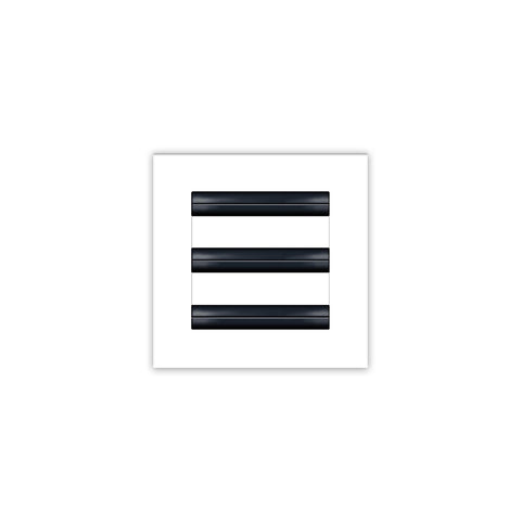 BUILDMART 6x6 White Modern AC Vent Cover for ceilings and walls