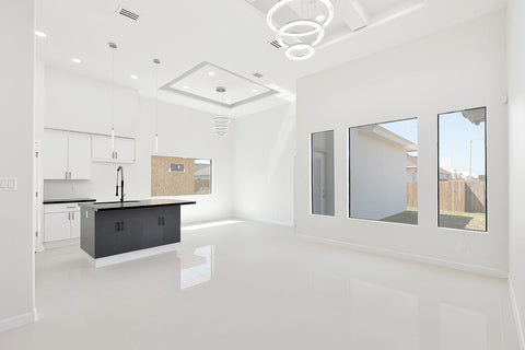 BUILDMART front-face detail emphasizes clean lines of the linear slot diffuser.