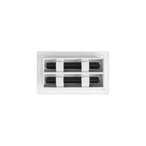 BUILDMART wall-view shows a sleek decorative vent that complements contemporary interiors.