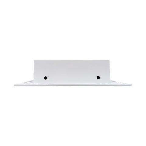BUILDMART white vent cover installed on wall for clean look