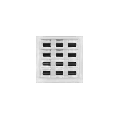 BUILDMART close-up aluminum vent cover shows durable, easy-to-clean surface