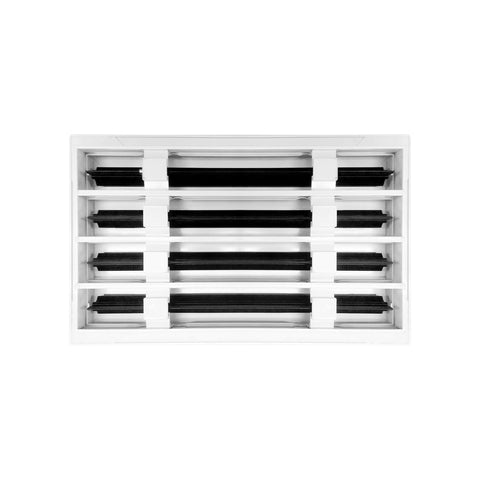 BUILDMART white linear slot diffuser enhances airflow with style.