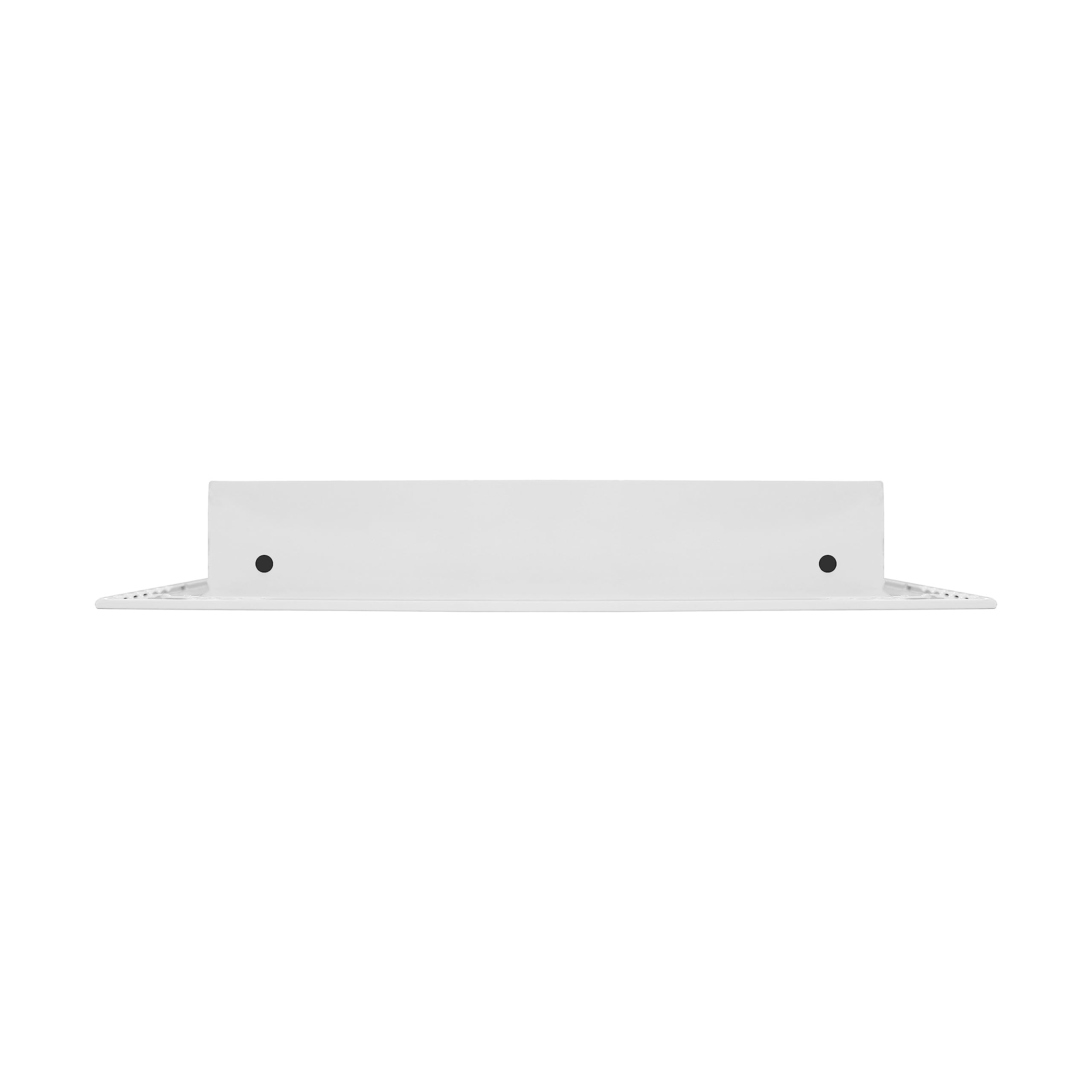 BUILDMART white aluminum vent cover close-up showing durable finish and clean lines