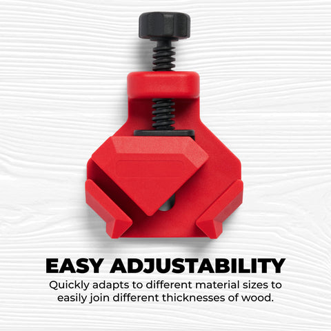 BUILDSOMETHING Compact hand tool in action for small DIY corner joints.