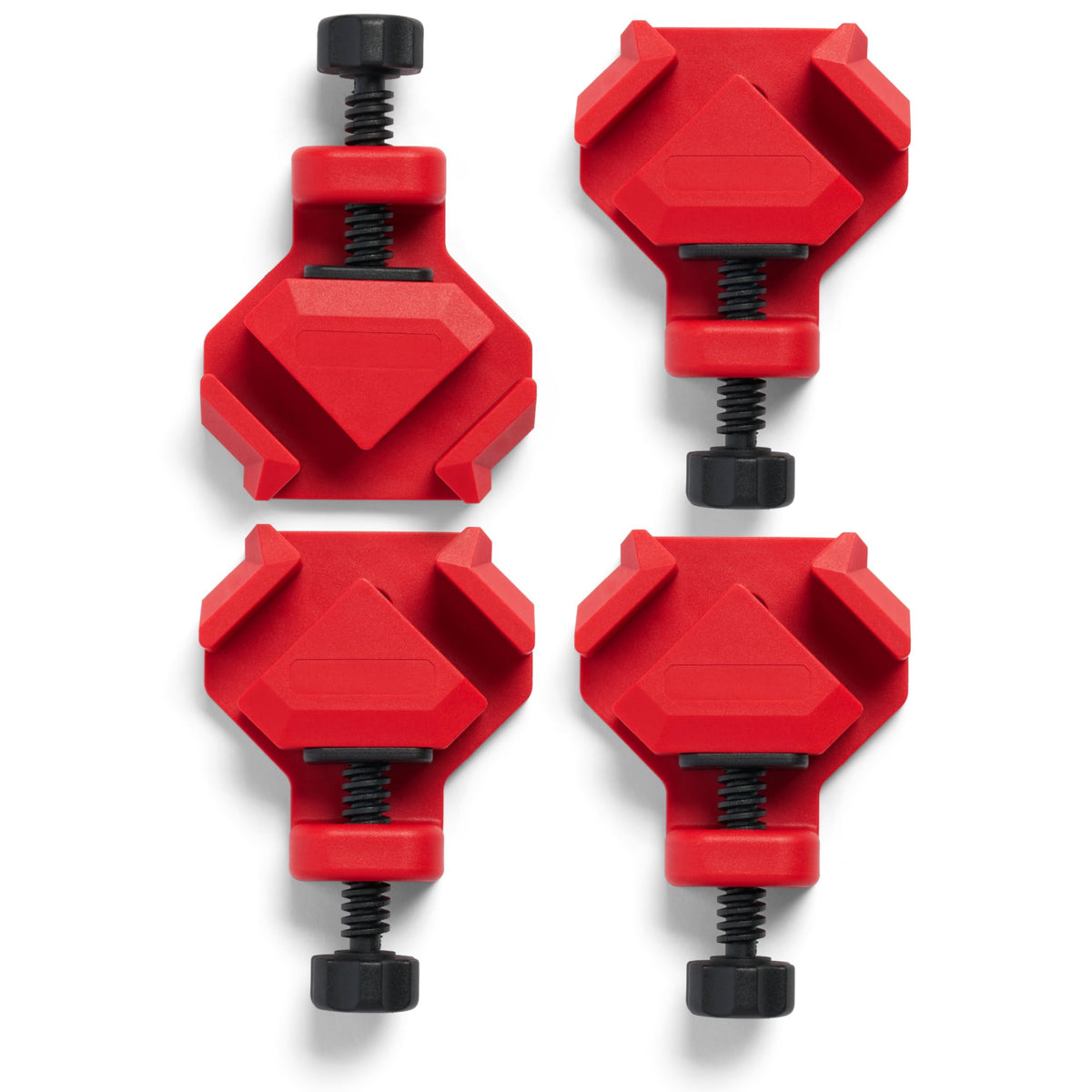 BUILDSOMETHING Quick Corner Clamps pack secures tight corners for precise assemblies.