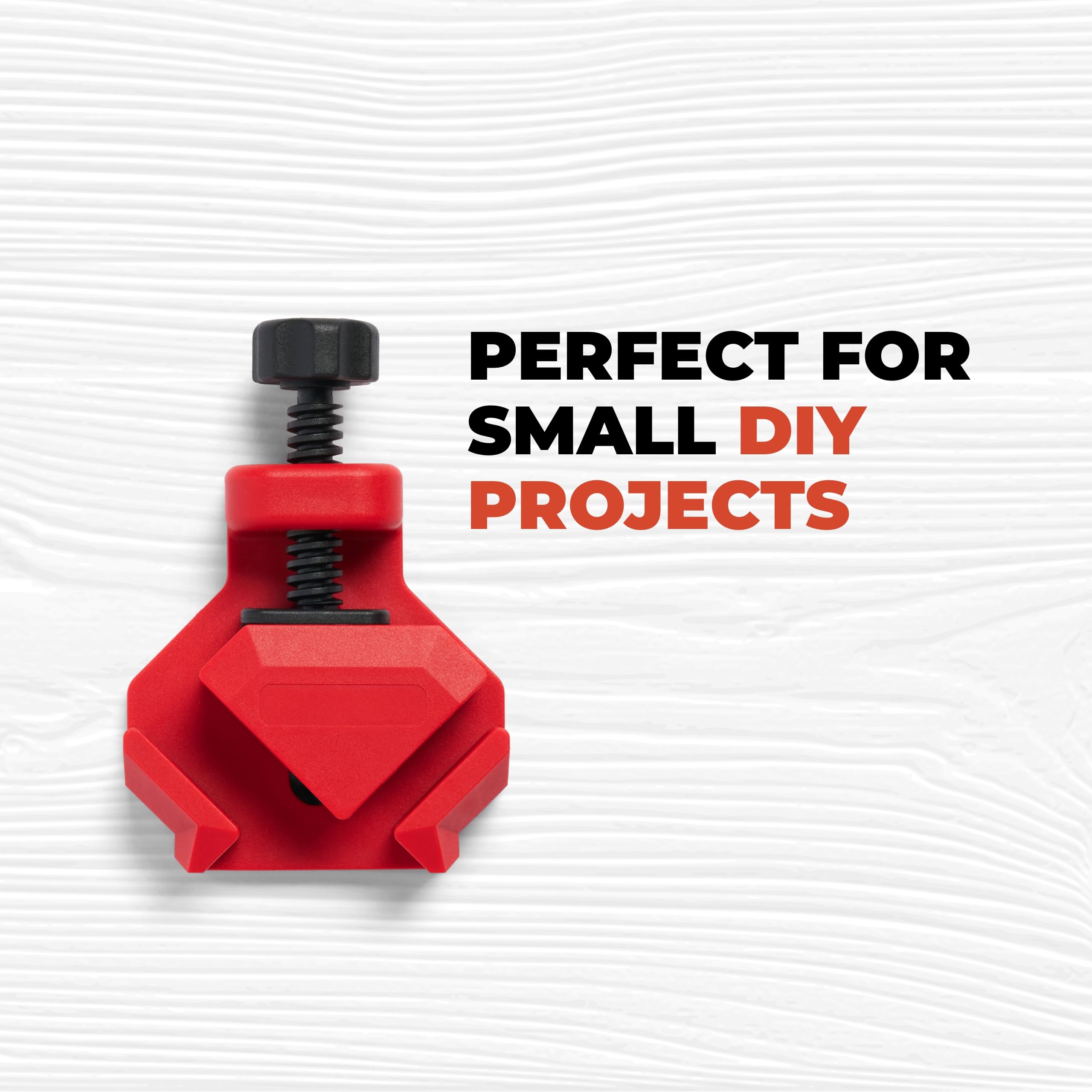 BUILDSOMETHING Secure grip maintains alignment during assembly and glue-ups.