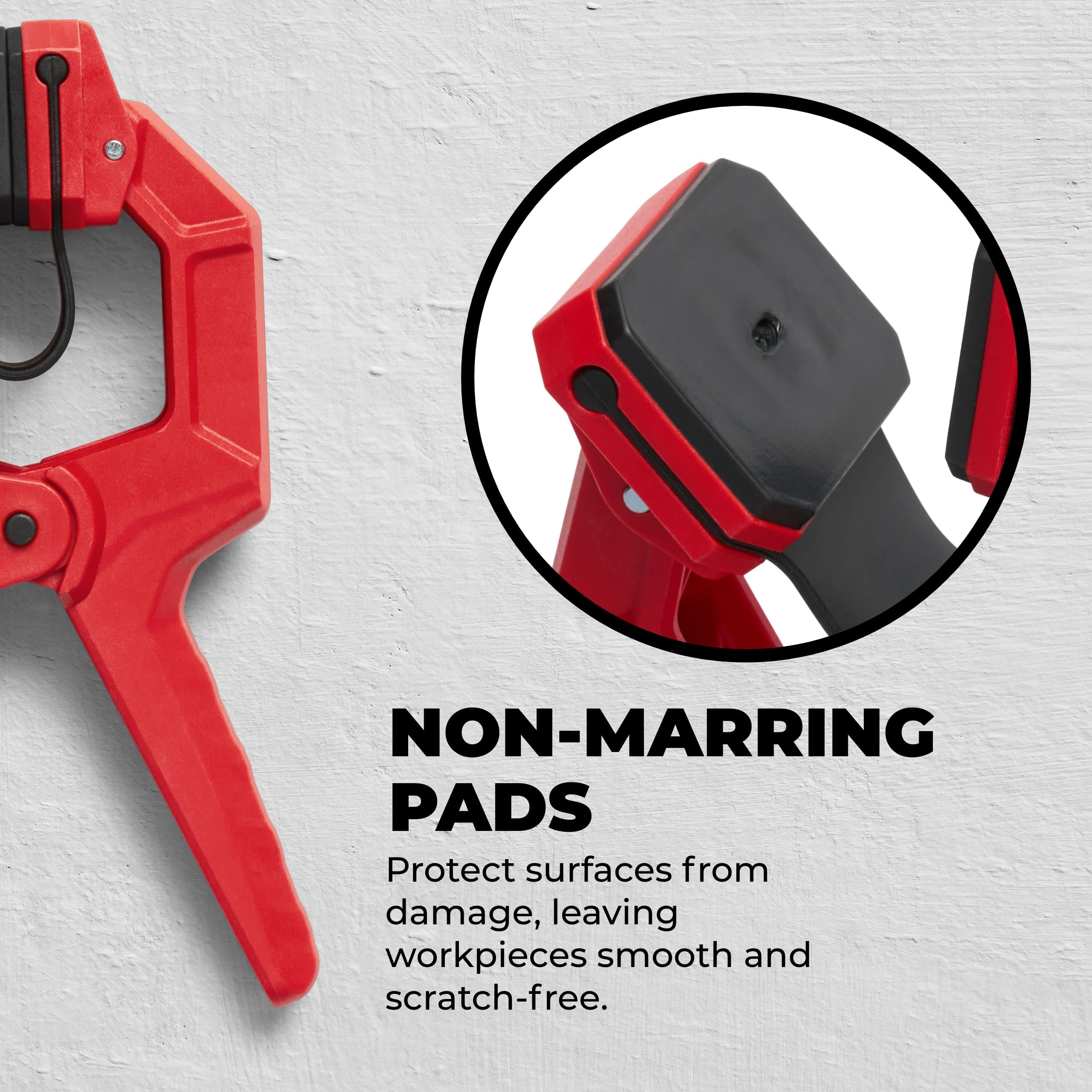 BUILDSOMETHING four-clamp set supports versatile carpentry projects