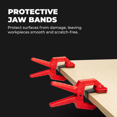 BUILDSOMETHING clamp ready for standard woodworking setups and quick glue-ups