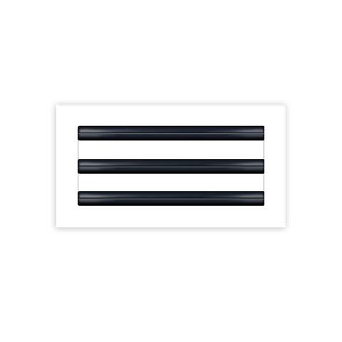 BUILDMART 12x6 white vent cover adds modern style to ceilings and walls