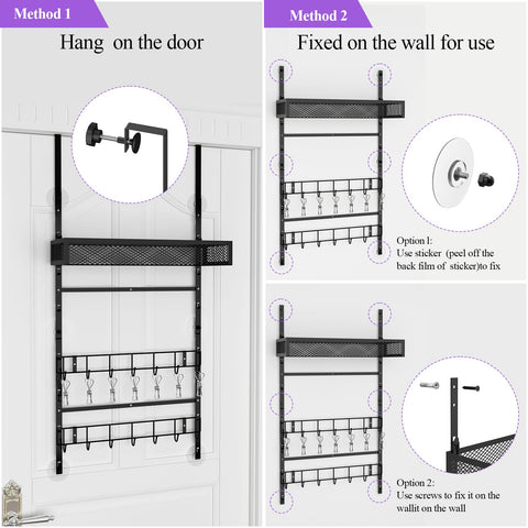 Bukfen removable basket doubles as wall-mount storage when detached.